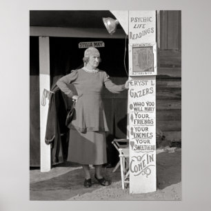 Affiches Voyante, 1938. Photo Vintage