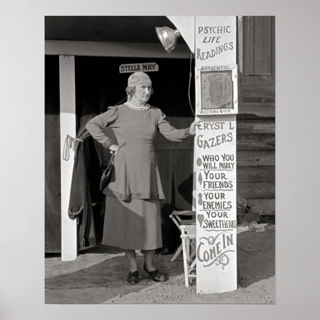 Affiches Voyante, 1938. Photo Vintage (Devant)