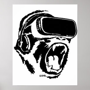 Affiches VR Gorilla