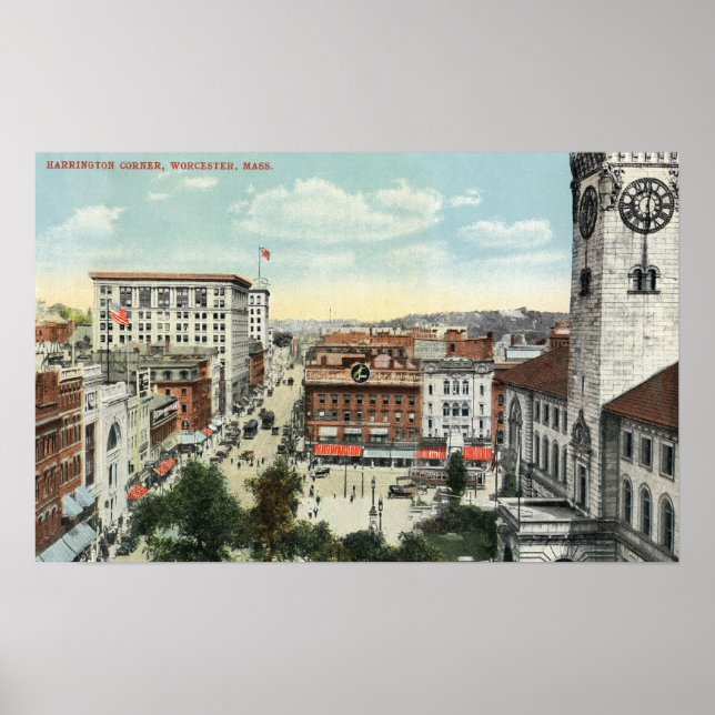 Affiches Vue aérienne de Harrington Corner (Devant)