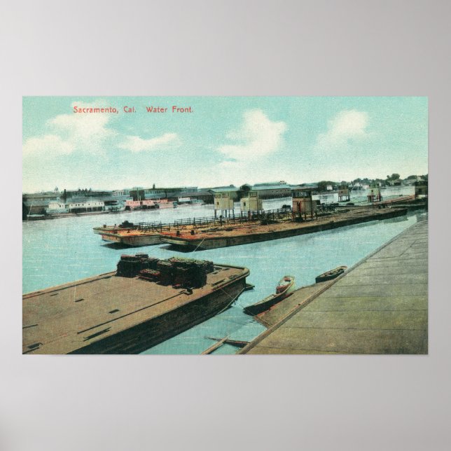 Affiches Vue aérienne du front de mer 3 (Devant)