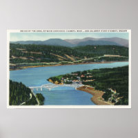 Vue aérienne du pont des dieux