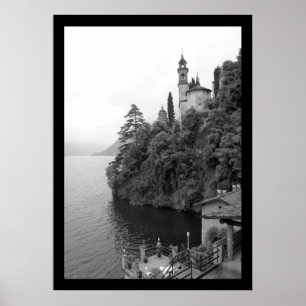 Affiches Vue B&W de chapelle