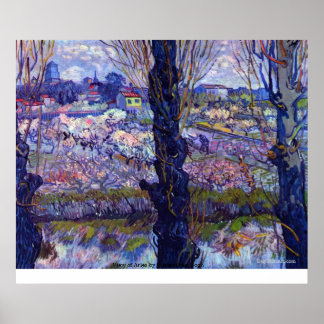 Affiches Vue d'Arles par Vincent van Gogh