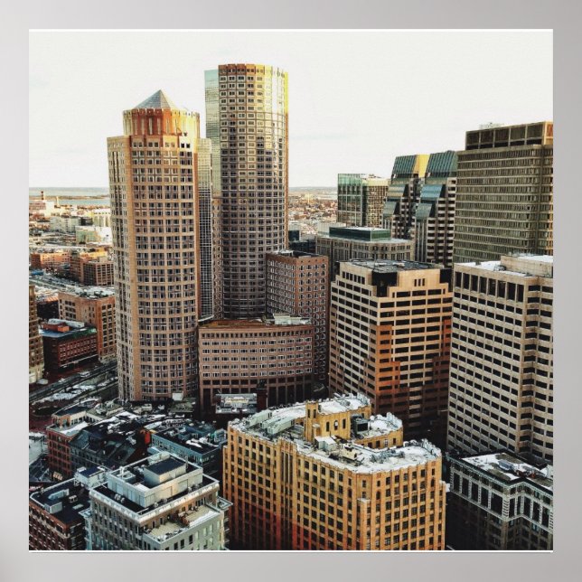 Affiches Vue de Boston (Devant)