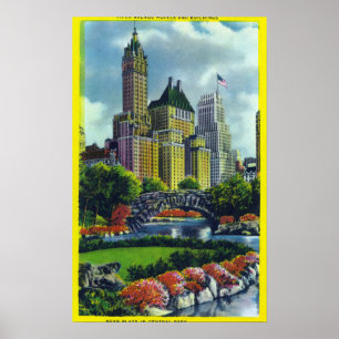 Affiches Vue de Central Park de NYC des 5èmes hôtels