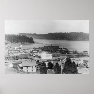 Affiches Vue de courbure du nord, photographie de l'Orégon