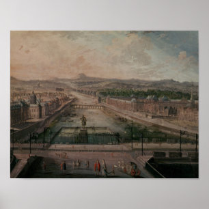 Affiches Vue de dauphine d'endroit et de la Seine