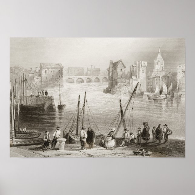 Affiches Vue de Galway depuis le Claddagh (Devant)