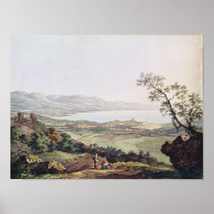 Affiches Vue de Genève de Saconex en la Savoie