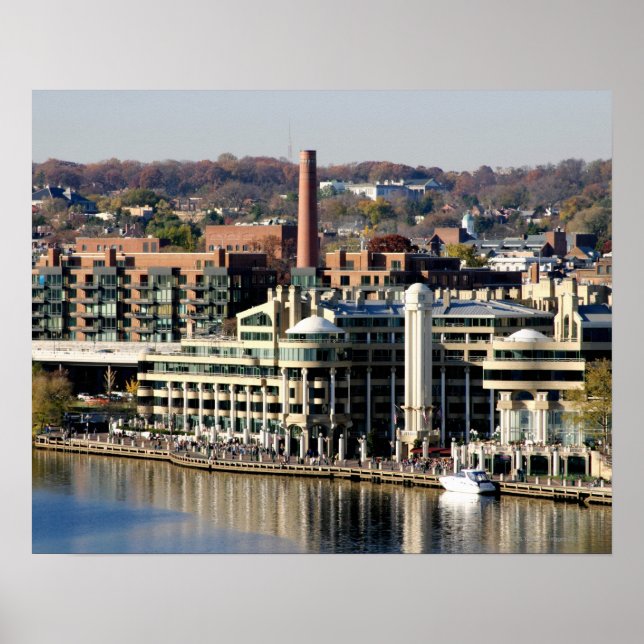 Affiches Vue de Georgetown et Waterfront-Washington DC (Devant)