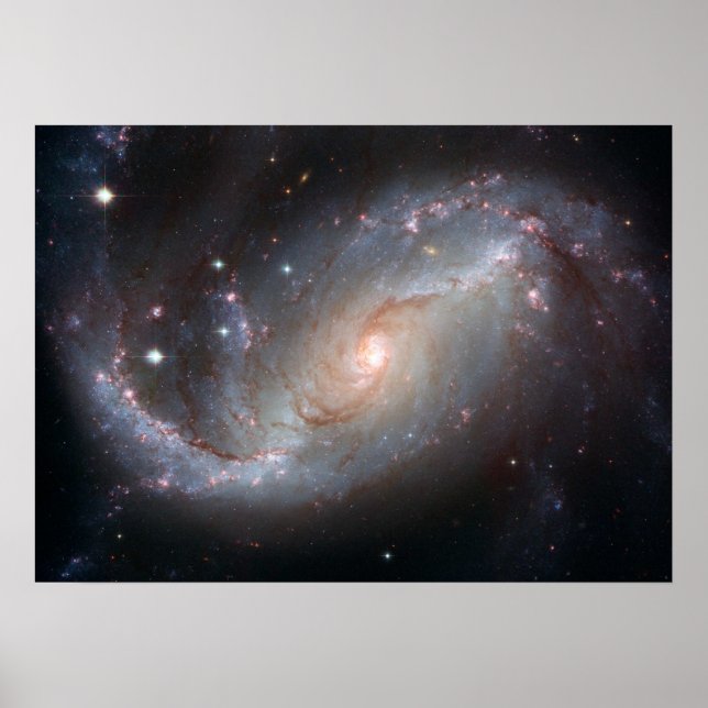 Affiches Vue de Hubble de la galaxie spirale barrée NGC 167 (Devant)