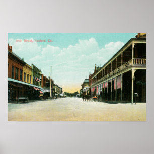 Affiches Vue de Irvin StreetHanford, CA
