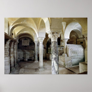 Affiches Vue de la crypte de St Paul, ANNONCE c.634