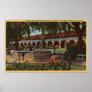 Affiches Vue de la mission, Jardin de la mémoire, Statue de