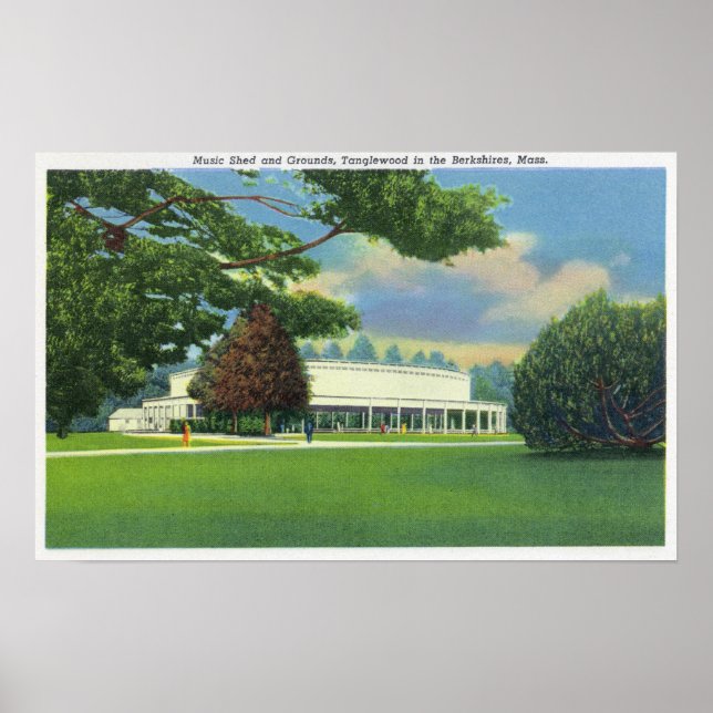 Affiches Vue de la musique Tanglewood Shed and Grounds (Devant)