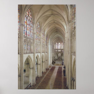 Affiches Vue de la nef et du choeur