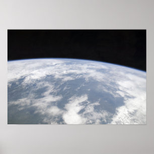 Affiches Vue de la planète Terre depuis l'espace