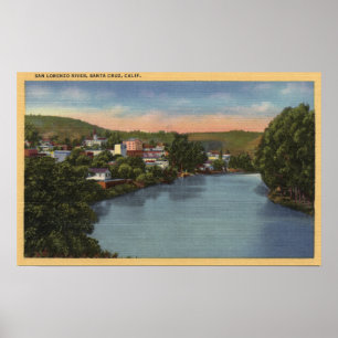 Affiches Vue de la rivière San Lorenzo de ville