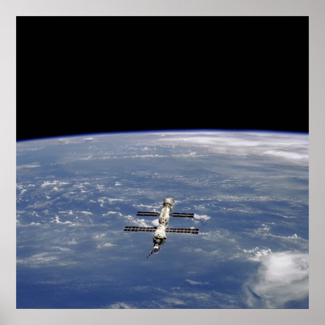 Affiches Vue de la Station spatiale internationale depuis A (Devant)
