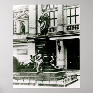 Affiches Vue de la statue de Mendelssohn
