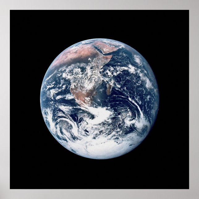 Affiches Vue de la Terre depuis Apollo 17 (Devant)