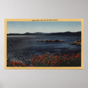 Affiches Vue de lac des rivages du nord