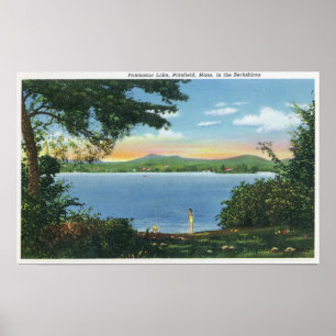 Affiches Vue de lac Pontoosuc