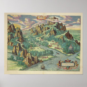Affiches Vue de l'antique Thessaly de l'Atlas