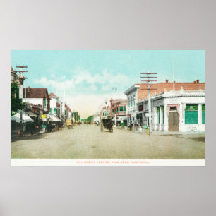 Affiches Vue de l'avenue University Palo Alto, CA