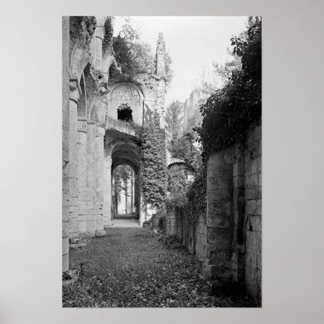 Affiches Vue de l'église, c.1052-67 (Devant)