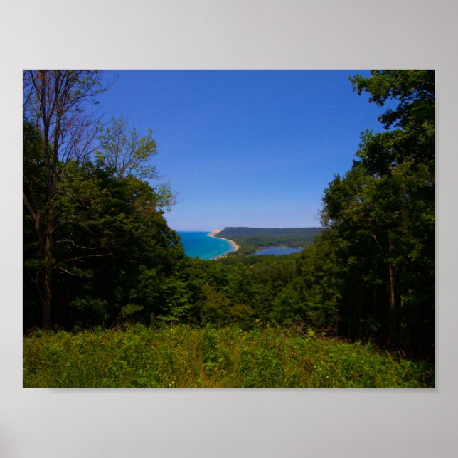 Affiches Vue de l'Empire Bluffs Trail, Michigan (Devant)