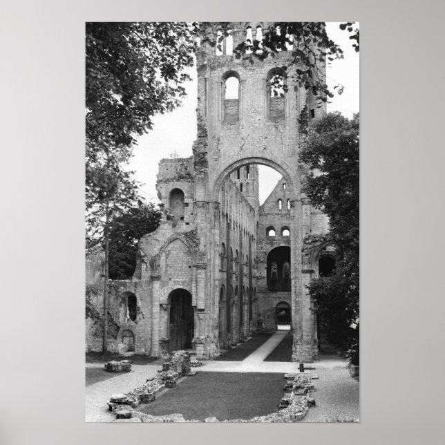 Affiches Vue de l'intérieur de l'église, c.1052-67 (Devant)