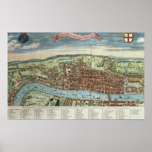 Affiches Vue de Londres, c.1560