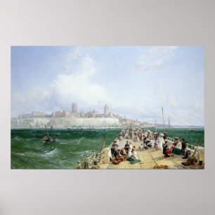 Affiches Vue de Margate du quai, 1868