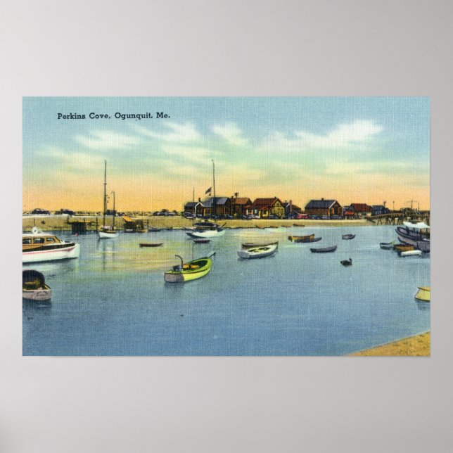 Affiches Vue de Perkins Cove (Devant)