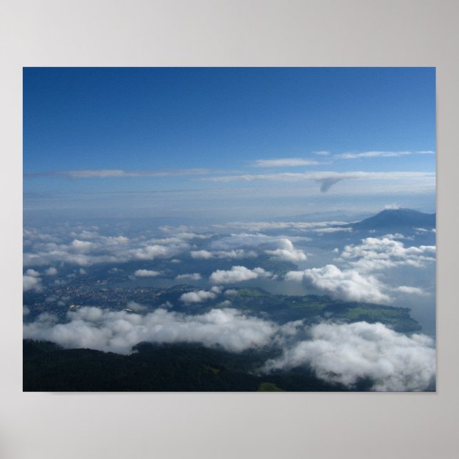Affiches Vue de Pilatus (Devant)
