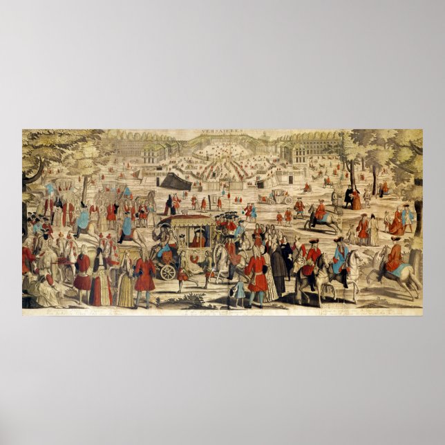 Affiches Vue de Versailles (Devant)