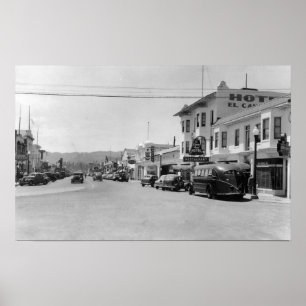 Affiches Vue de ville de BroadwayKing, CA
