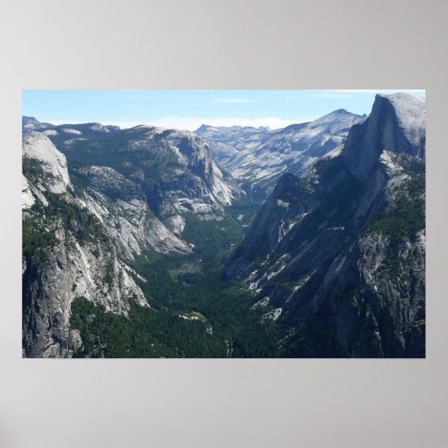 Affiches Vue depuis Glacier Point dans le parc national de  (Devant)