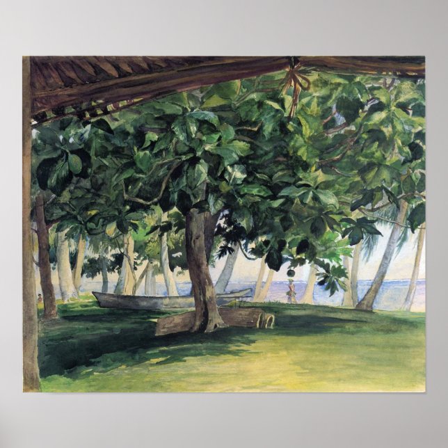 Affiches 'Vue depuis la cabane' - John LaFarge Imprimer (Devant)