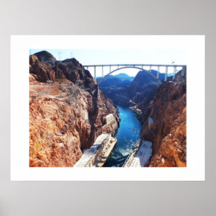 Affiches Vue depuis le barrage Hoover