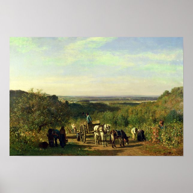 Affiches Vue depuis les collines de Suresnes (Devant)
