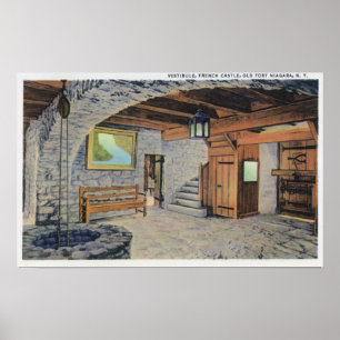 Affiches Vue des drapeaux américains, britanniques, et