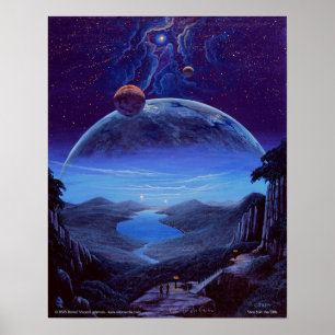 Affiches Vue des falaises