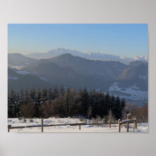 Affiches Vue des Tatras d'hiver de Beskid Sądecki