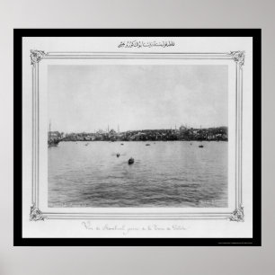 Affiches Vue d'Istanbul de Galata 1885