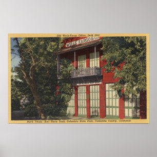 Affiches Vue du bureau Old Wells-Fargo (1855)