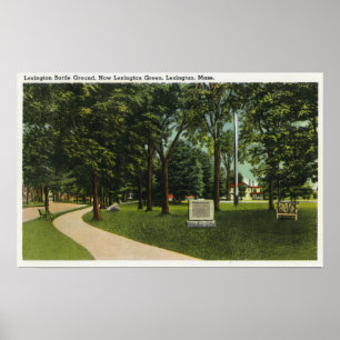 Affiches Vue du champ de bataille, maintenant Lexington Gre