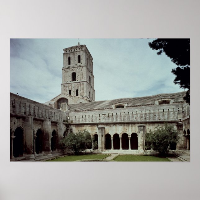 Affiches Vue du cloître (Devant)